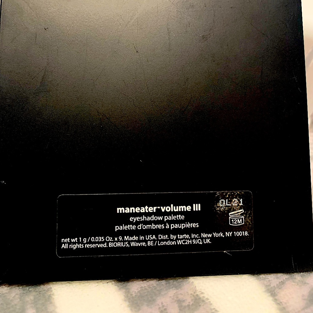MANEATER- by TARTE one of the best eye shadow palettes I’ve used! Stays on great - Picture 11 of 12
